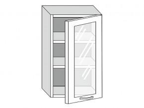 19.50.3 Шкаф настенный (h=913) на 500мм с 1-ой стекл. дверцей в Чердыни - cherdyn.magazinmebel.ru | фото
