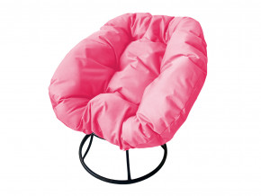 Кресло Пончик без ротанга розовая подушка в Чердыни - cherdyn.magazinmebel.ru | фото