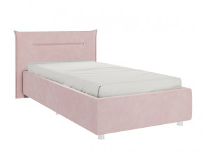 Кровать Альба 900 велюр нежно-розовый в Чердыни - cherdyn.magazinmebel.ru | фото