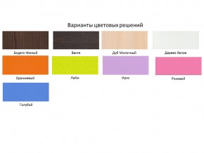 Кровать чердак Кадет 1 Белое дерево-Ирис в Чердыни - cherdyn.magazinmebel.ru | фото - изображение 2