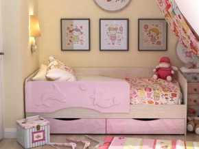 Кровать детская Алиса КР 812 розовая 1600 в Чердыни - cherdyn.magazinmebel.ru | фото