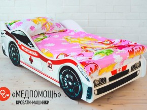 Кровать детская машина Медпомощь в Чердыни - cherdyn.magazinmebel.ru | фото
