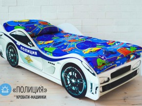 Кровать детская машина Полиции в Чердыни - cherdyn.magazinmebel.ru | фото