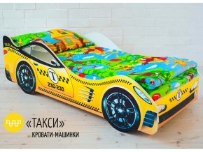 Кровать детская машина Такси в Чердыни - cherdyn.magazinmebel.ru | фото