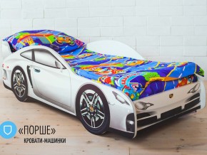 Кровать детская машинка Порше в Чердыни - cherdyn.magazinmebel.ru | фото