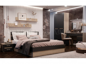 Спальня Ким Графит софт, сонома в Чердыни - cherdyn.magazinmebel.ru | фото