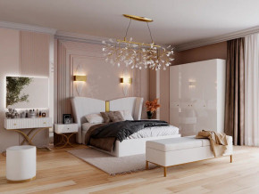 Спальня Рише белый глянец с перламутром в Чердыни - cherdyn.magazinmebel.ru | фото